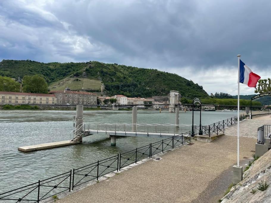 La Batellerie, Vue Sur Rhone Villa Tain-lʼHermitage Exteriör bild